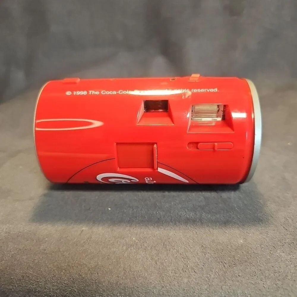 [MINT] VIntage 2001 Coca Cola Can 35mm Film Camera Wrist Strap Included NWOB